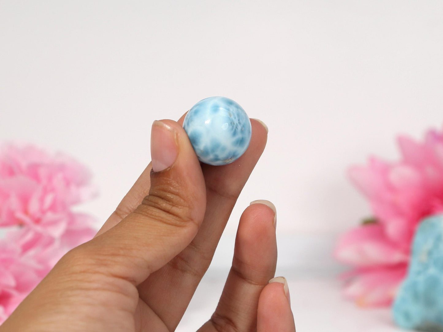 OCEAN BLUE Larimar Sphere, Larimar Stone Ball, Crystal Sphere, Christmas gift
