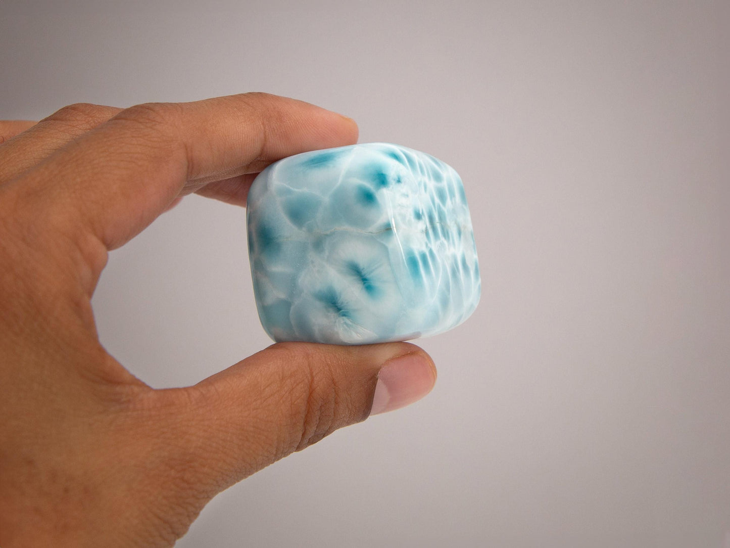 OCEAN BLUE Larimar Stone Specimen Cube, AAA Freeform Larimar Stone, Super Blue Larimar, Christmas gift