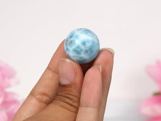 OCEAN BLUE Larimar Sphere, Larimar Stone Ball, Crystal Sphere, Christmas gift