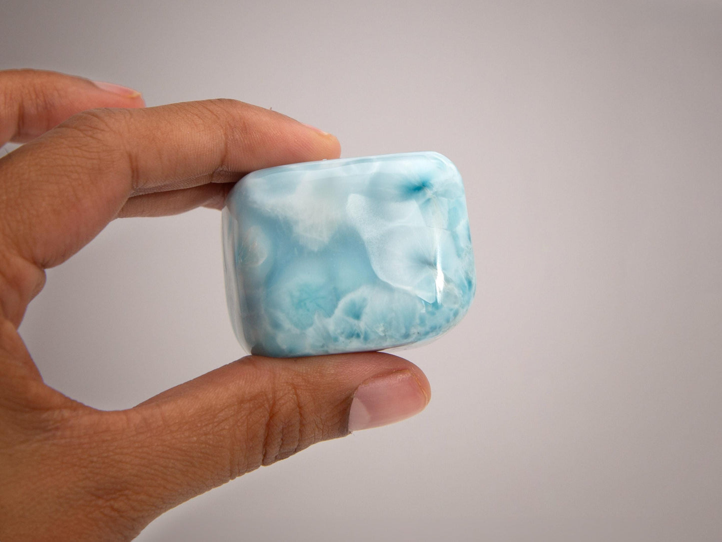OCEAN BLUE Larimar Stone Specimen Cube, AAA Freeform Larimar Stone, Super Blue Larimar, Christmas gift