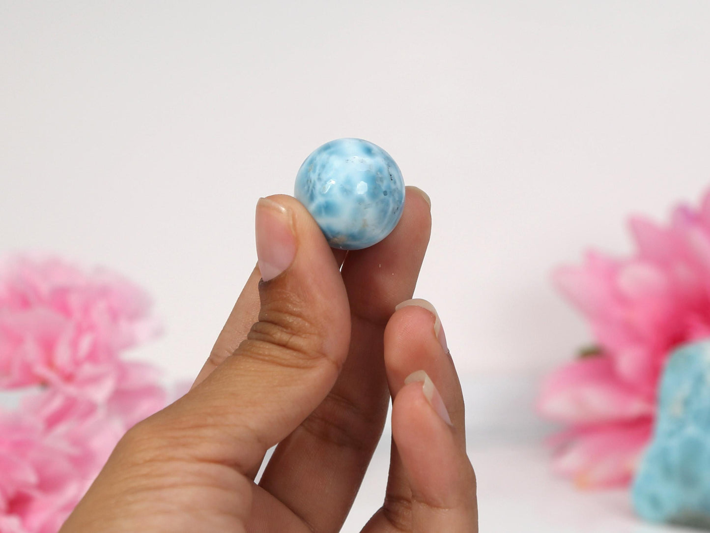 OCEAN BLUE Larimar Sphere, Larimar Stone Ball, Crystal Sphere, Christmas gift